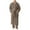 B-Coffee, variant on ZVNAΖH Mens Full Length Flannel Robe, Striped Plush Fleece Robes, Shawl Collar Bathrobe Loungewear House Robes( Pants Not Included )