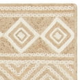 thumbnail image 3 of SAFAVIEH Natural Fiber Davina Geometric Braided Jute Area Rug, Natural/Ivory, 8' x 10', 3 of 4