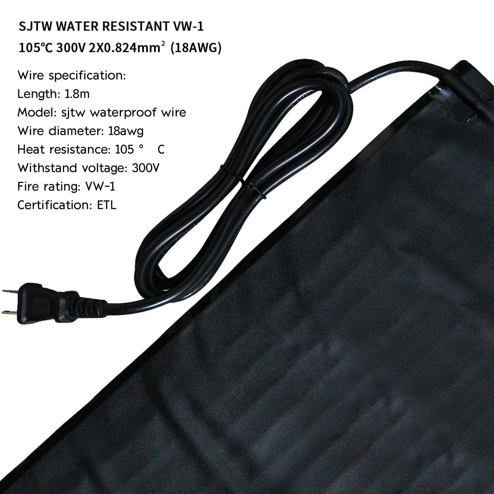 ESULOMP Heating Pad, 20"x20" Plant Heating Pad Heating Pad Seed Germination And Growth Pad