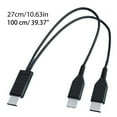 thumbnail image 5 of 2 in 1 USB C Cable Micro USB + USB C to USB C Fast Charge Cord Fits Most Cellphone Tablet USB-C Devices, 5 of 18