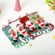 thumbnail image 2 of Bolsa de regalo de decoración navideña, 4 Uds., Papá Noel, muñeco de nieve, regalo grande, bolsa de dulces, calcetines de Navidad, decoración de bolsa de manzana Rojo Verde, 2 of 5