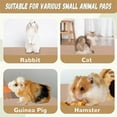 thumbnail image 7 of Duslogis Rabbit Scratch Mat 6.56 ft Self Adhesive Bunny Scratching Pad Cuttable Rabbit Cage Liner for Claws and Teeth Care Cat Guinea Pig Small Animal Chewing Sleeping Nesting Rug (Gray), 7 of 7