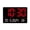 Black, variant on LED Digital Wall Clock 12H/24H Date Temp Week Two Sets of Alarms Desk Alarm Clock In Electronic Small Clock for Kid Bedroom