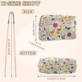 thumbnail image 4 of FORMRS Women Crossbody Purse with Chain Strap Vegan Leather Shoulder Handbag, Purple Cartoon Animals, 4 of 7