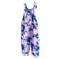 thumbnail image 2 of Roncen Women's Printed Sleeveless Overalls - Casual Jumpsuit with Adjustable Straps & Two Pockets, 2 of 5