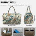 thumbnail image 7 of Garronmavis Large Quilted Duffle Bag for Women, Abstract Print Weekender Overnight Bag with Luggage Sleeve, Lightweight Carry On Travel Gym Bag with Zipper for Airplane, Work, 7 of 7