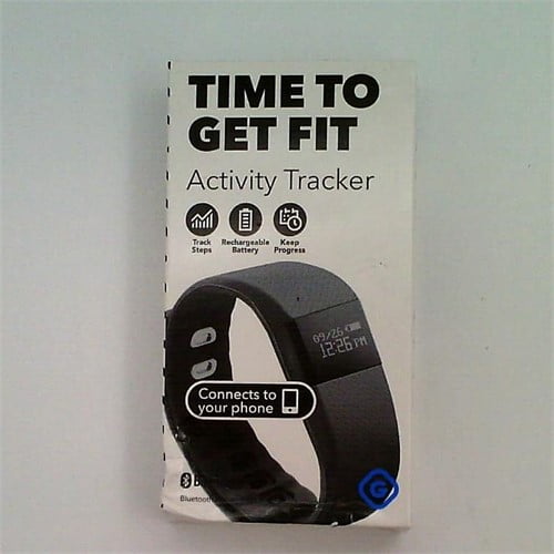 Gems Time to Get Fit Wristband Bluetooth Activity Tracker W/ App