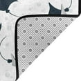 thumbnail image 4 of Area Rugs for Living Room Bedroom, 3x5 Soft Throw Rug Non-Slip Carpet, cool stingrays bubbles white Washable Indoor Floor Area Rug Bedroom Decor Aesthetic 60x39in, 4 of 7