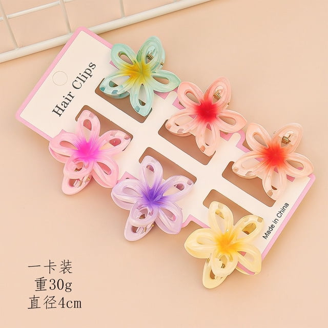 FcBaudy Pinces à Bonbon Frangipanier Pinces à Bonbon Frangipanier Pinces à Bonbon Frangipanier Pinces à Bonbon Frangipanier Pinces à Bonbon Frangipanier 6 Pcs Pince à Cheveux