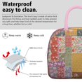 thumbnail image 3 of Obrewu Pioneer Flower Lunch Bag for Adult, Insulated, Leakproof, Oxford Cloth, 3 of 7