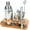 a-cute-Central-American-Agouti-56 10, variant on Bar Social Cocktail Shaker Set with Stand, Pr ofessional Home Bartender Cocktail Kit, 10-Piece Bar Mixer Set with Stand - Stainless Steel