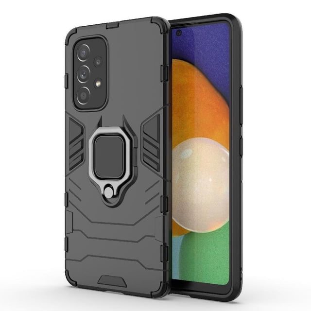 Funda para Samsung Galaxy A53 5G con Soporte Anillo Giratorio 360° y Protección Resistente a Golpes y Caídas