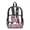 Butterfly Union Jack British Flag, variant on 17 Inches Clear Backpack for Teens Kids Transparent Bookbag See Through School Bag PVC Heavy Duty Daypack with Adjustable Straps, Butterfly Union Jack British Flag