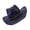 Navy blue, variant on Yokua Cowboy Hat Summer Braided Straw Hat for Disco House Cocktails Parties