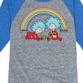 thumbnail image 3 of Cat in the Hat - Thing 1 2 Rainbow - Toddler And Youth Raglan Graphic T-Shirt, 3 of 4