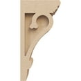 thumbnail image 3 of 4"W x 4"D x 8"H Wide Mayflower Rough Cedar Woodgrain TimberThane Corbel, Primed Tan, 3 of 6