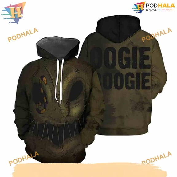 Oogie Boogie Well Well Well What Have We Here 3D Pullover Hoodie