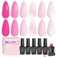 thumbnail image 1 of Set de esmaltes de uñas en gel Beetles Pink, 6 colores Nude Baby Pink, 1 of 6
