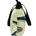 thumbnail image 4 of Whale Canvas Leather Mix Crossbody Bag Twill Sponge Jeanette Hand-held 30x10.5x39cm/11.8x4.1x15.4in, 4 of 5