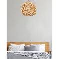 thumbnail image 2 of Dainolite 1 Light Incandescent Bamboo Pendant Matte Black, 2 of 3