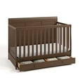 thumbnail image 4 of Graco Asheville 4-in-1 Convertible Baby Crib with Drawer, Hazelnut, 4 of 14