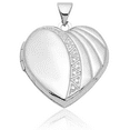 thumbnail image 5 of 925 Sterling Silver Heart Personalized Photo Locket Necklace Picture Pendant Charm, 5 of 8