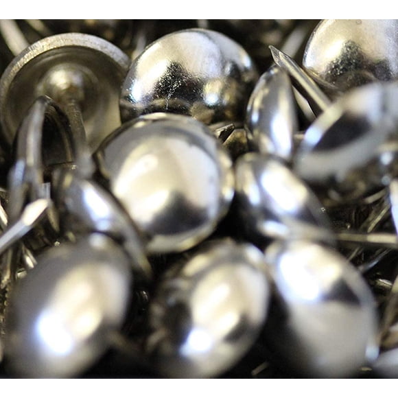 UFFY - 1,000PCS - 7/16" x 1/2" Decorative Tack Nails Black Oxide Finish