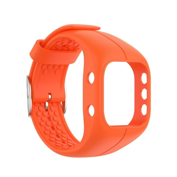 Silicone Watch Bands Replacement Bands Soft Comfortable Wristband Silicone with Steel Buckle Watch Strap Compatible for POLAR A300 Walmart