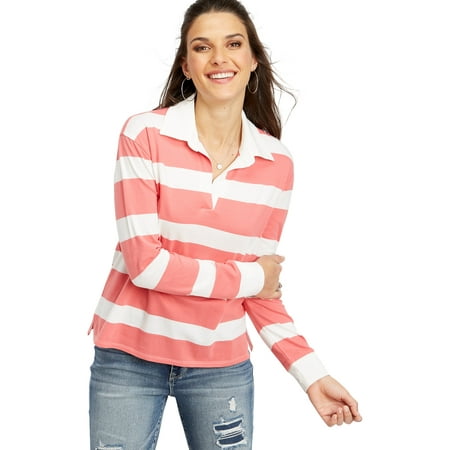 - 24/7 Long Sleeve Rugby Stripe Tee