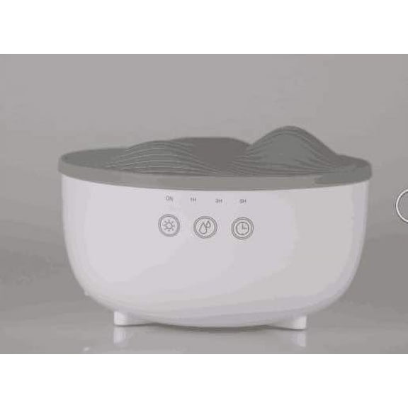 Waloo Aroma Diffuser White 500ml W/ 7 L.E.D Lights And Auto Shut off