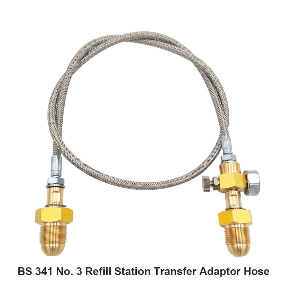 Refill Station Transfer Adaptor Hose for BS 341 No. 3 (UK) Argon ...