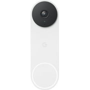 Angle View: Pre-Owned Google Nest GA02767-US Doorbell Wired (2nd Generation) - Snow FULL SET