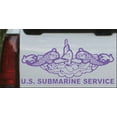 thumbnail image 1 of U.S. SUBMARINE SERVICE Car or Truck Window Decal Sticker, 1 of 1