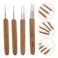 thumbnail image 3 of HLONK 4pcs Dreadlocks Crochet Hooks Hair Braids Crochet Needle Braid Craft Tools, 3 of 7