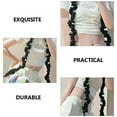thumbnail image 4 of Perruque Tressée Tresses Irrégulières Extension de Queue de Cheval avec Attache-Cheveux Faux Postiche pour Femmes, 4 of 7