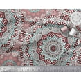 thumbnail image 2 of Soimoi Rayon Fabric Moroccan & Mandala Kaleidoscope Print Sewing Fabric Yard 42 Inch Wide, 2 of 3