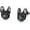 Black French Bulldog, variant on S925 Sterling Silver Dog Stud for Women Cute Corgi/Husky/Golden Retriever/Dachshund Earring for Her, 24 Breed Choices, Dainty Pet Lover Jewelry