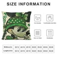 thumbnail image 6 of ARISTURING St. Patrick's Day Cartoon Mouse Decorative Throw Pillow Covers  Set of 2, Luck Shamrock Clover Love Hearts Cushion Case Decor, Pinch Me Charm Irish Holiday Home Decoration for Sofa Couch, 6 of 6