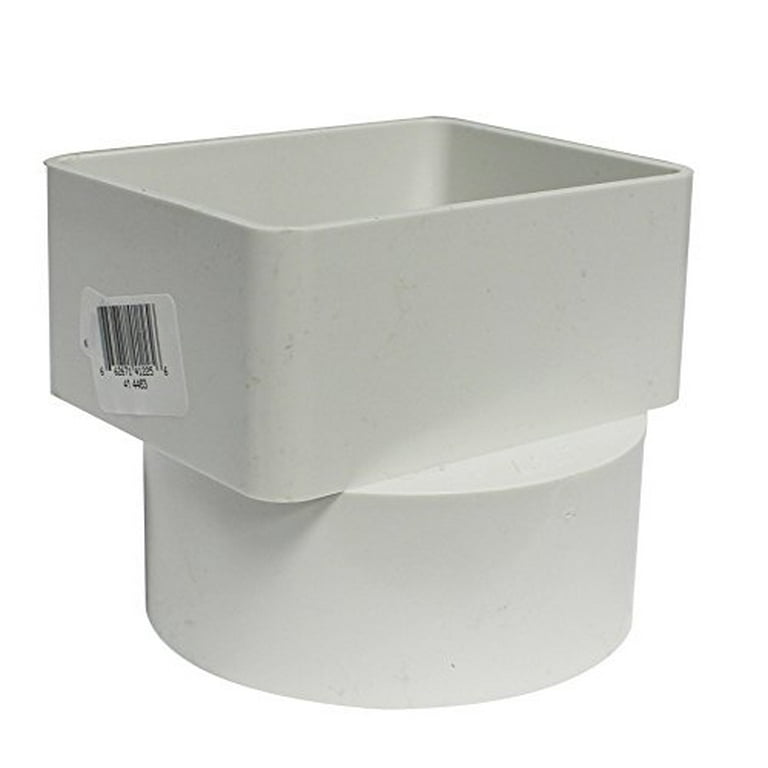 Square Aluminum Commercial Downspout Adapters Gutterworks, 53 OFF