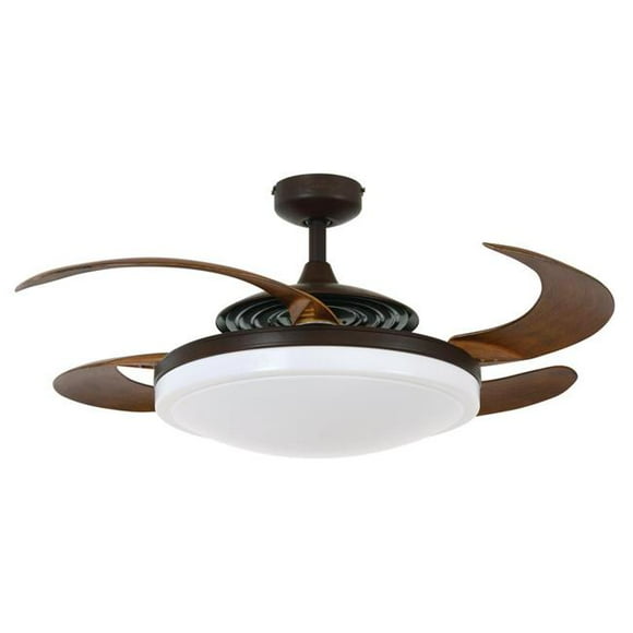 Fanaway 21093301 EVO 2 Éclairage Bronze Huilé avec Télécommande Ventilateur de Plafond