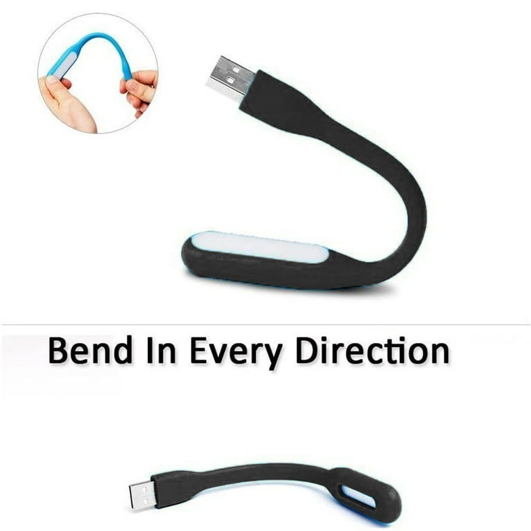 3Pack Mini USB LED Light Lamp USB Light for Laptop Computer Keyboard Flexible Reading Light USB Powered LED Light Portable USB Laptop Light