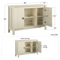 thumbnail image 6 of Ameriwood Home Anna Storage Cabinet, Ivory Oak, 6 of 13