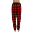 thumbnail image 3 of Velour Jogger PJ Pant (Buffalo Plaid, X-Small), 3 of 3
