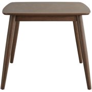 Chelsea Lane Mid Century Modern 63 Wood Dining Table, Walnut