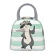 thumbnail image 1 of Fotbe Cute Raccoon Bolsa de Almuerzo con Estampado, Lonchera Aislada, Contenedor de Comida Reutilizable Tipo Cooler a Prueba de Fugas, 1 of 6