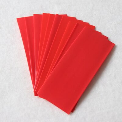Envoltura de batería Lipo de 20/50/100 piezas 18650, Tubo termorretráctil de PVC, precortado, ancho de 29,5mm x 72mm, película aislante, funda protectora