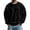 Black #033, variant on Men's Crewneck Pocket Sweatshirt Long Sleeve Relaxed Fit Chest Pocket Soft Casual Basic Pullover Sweatshirt