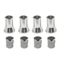 thumbnail image 2 of Almencla Set TPMS Tire Valve Stem Caps & Sleeve Cover Chrome for American Cars and Trucks, 2 of 4