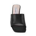 thumbnail image 4 of Info-1 Women Open Toe Slip On Block Chunky Low Heels Mules Pumps Slides Black USA Size 7, 4 of 5