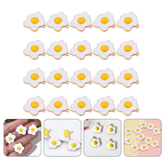 LABSERRON 20Pcs Cute Charms For Jewelry Making Diy Accessory Decoration In 0.84X0.84 Inch